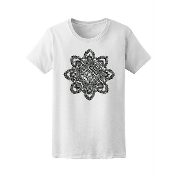 Floral Nature Ethnic Mandala Tee Women's -Image by Shutterstock