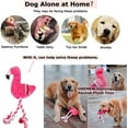 thumbnail image 2 of Juguetes de peluche para perros, juguetes interactivos para masticar perros de peluche para perros pequeños y grandes, cervatillo de maíz amarillo brillar Juguete, 2 of 4