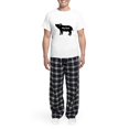 thumbnail image 5 of CafePress - Pig Dad Men's Light Pajamas - Men's Light Loose Fit Cotton Pajama Set, 5 of 7