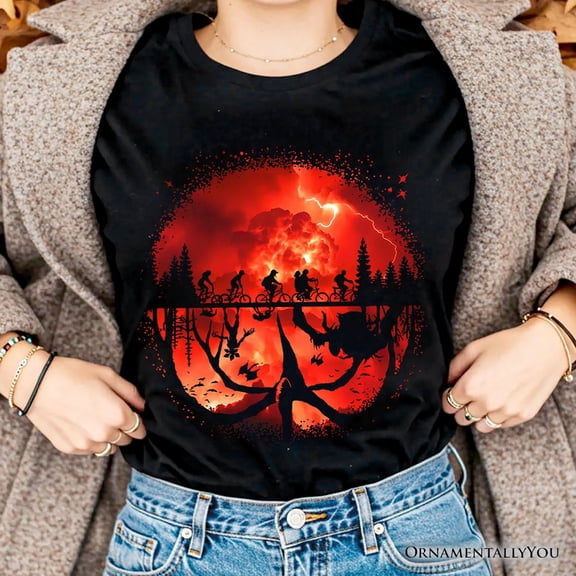 Welcome to the Upside Down T-Shirt, Vintage Horror Halloween Tee