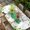 Green Gold, variant on St. Patrick's Day Table Cloths for 3 Foot Rectangle Tables, Spring Lucky Shamrocks Green Truck Country Patio Waterproof Elastic Fitted Tablecloths, Washable Rectangular Table Cover for Camping
