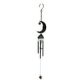 thumbnail image 5 of Stained Glass Feline Love Purple Slinky Cat Wind Chime Suncatcher Garden Patio, 5 of 10