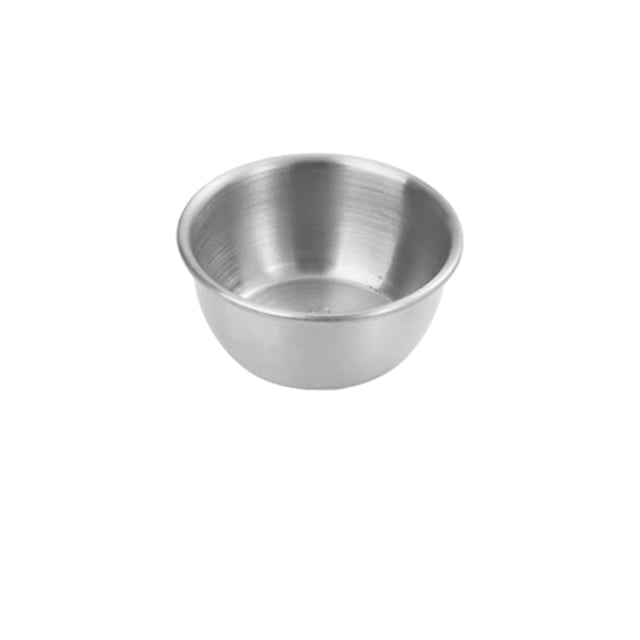 Bewildely Cuenco de inmersión multifuncional de acero inoxidable, solución ligera y portátil, tazas de salsa duraderas Cocina y Comedor 5 cm (lijado)