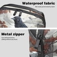 thumbnail image 4 of Crow Oxford Fabric Waterproof Portable Hard Drive Bag and Case with Cord Storage and Travel Charger Organizer for Electronic Devices - 5.9x9.44x3.14 in, 4 of 6