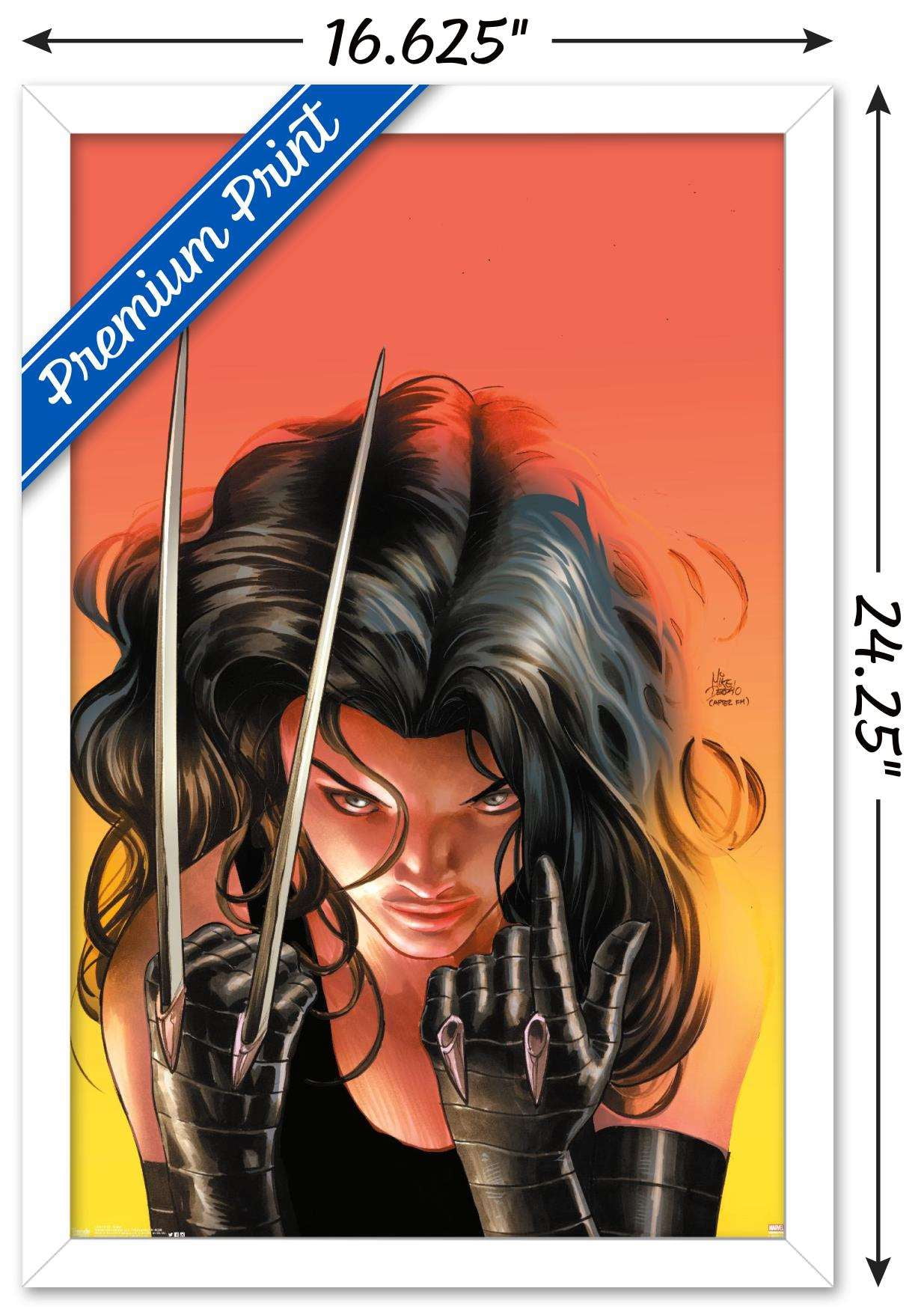 Marvel Comics - X-23 - Claws Wall Poster, 14.725" x 22.375", Framed