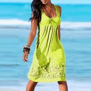 Dresses for Women Summer Sleeveless Evening Party Beach Dress Short Dress