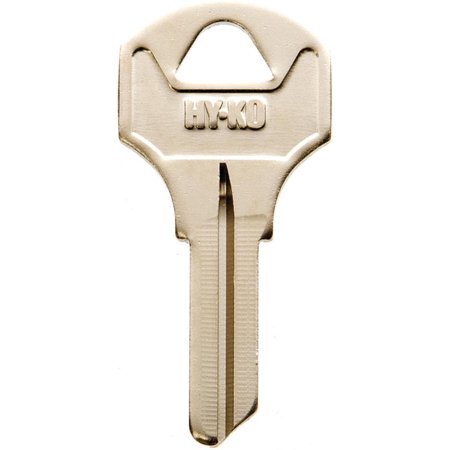 UPC 029069700683 product image for Hy-Ko 11010CO26 Key Blank, 1.68 in L x 0.78 in W, Brass, Nickel Plated | upcitemdb.com