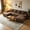 Brown + Corduroy + 4 Seat, variant on AUU 98.8-Inch Oversized Corduroy U-Shaped Modular Sectional – 4-Seat Double Chaise Sofa with Thick Padding & Sturdy Legs for Living Room or Family Room