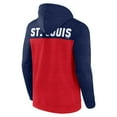 thumbnail image 3 of Men's Fanatics Heathered Red/Heathered Navy St. Louis Cardinals Blown Away Full-Zip Hoodie, 3 of 3