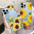 thumbnail image 5 of Compatible with iPhone 13 Pro Max Case with Flower,for Girly Women,Shockproof Clear Floral Pattern Hard Back Cover for iPhone 13 Pro Max 6.7 inch 2021, 5 of 5