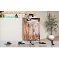 thumbnail image 3 of Walsport(47”)Large Shoe Cabinet entryway with 6 Tiers Wooden Storage Rack Organizer with 2 Doors for Small&Simple Household, 3 of 7