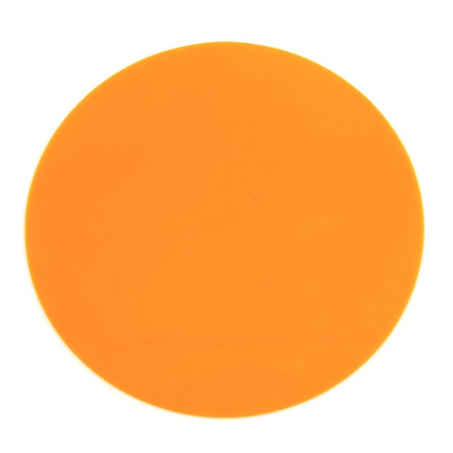 Bewildely Pinza redonda para tarros de cocina, almohadillas de Gel de sílice, abridores de tapas de botellas antideslizantes multiusos, Mostrada naranja