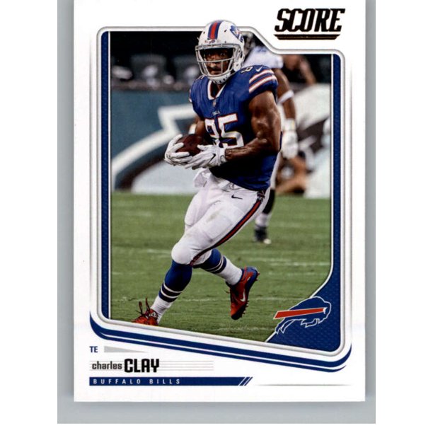 2018 Score #37 Charles Clay Buffalo Bills Football Card &hellip;