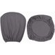 thumbnail image 1 of 1 juego de funda de asiento y respaldo de spandex suave, elástica y lavable para sillas de computadora, sillas de comedor, bar (gris), 1 of 5