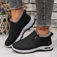 thumbnail image 2 of Chenyee Womens Snow Boots Furry Lined Water-proof Non Slip Work Shoes Comfortable Slip On Ankle Booties, 2 of 9