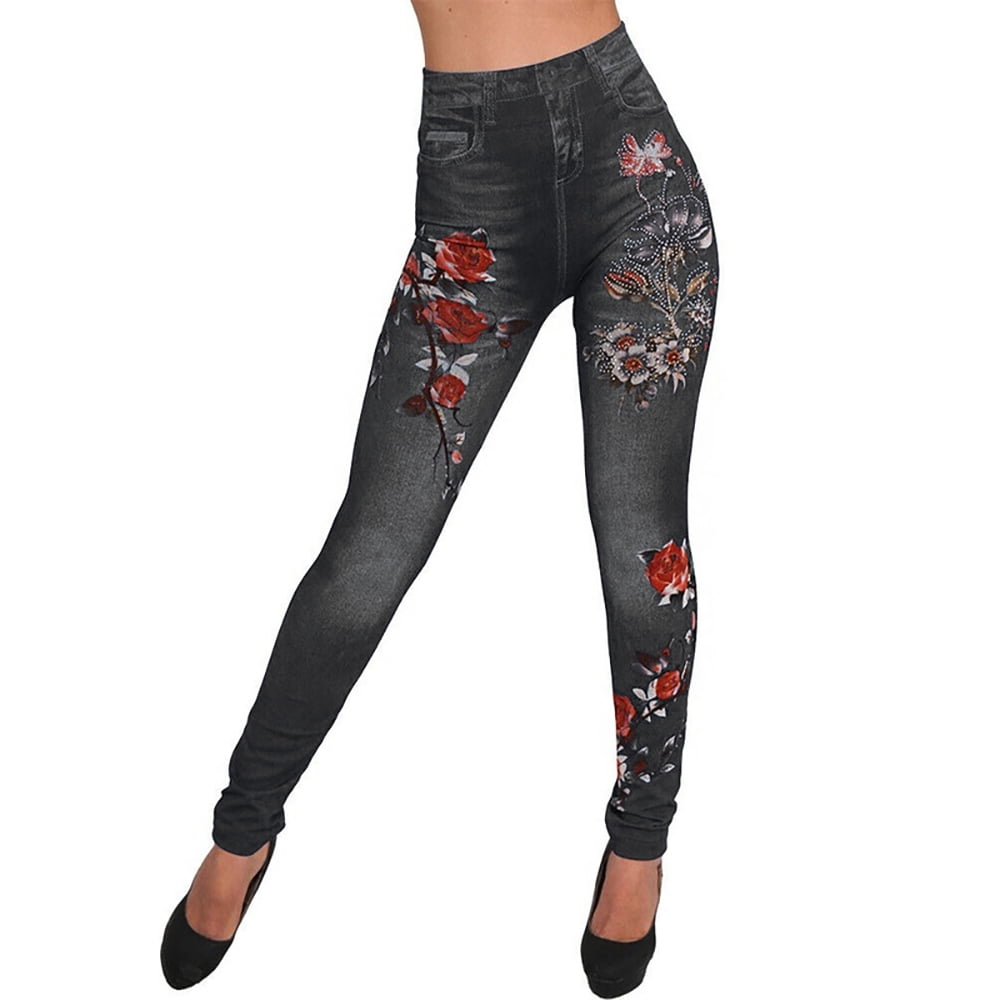 Yobecho Women's Fashion Leggings Super 