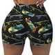 thumbnail image 2 of Fotbe Colorful Skateboard Shorts Sin Costuras – Shorts Deportivos de Cintura Alta para Mujer, Elásticos para Gimnasio, Yoga, Running o Ciclismo-Medium, 2 of 8