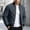 Navy, variant on Men’S Quilted Padded Bomber Jacket, Zipper Side Pockets, Ribbed Trim, Slim Fit for Evening Walks & Game Viewing Khaki XXL