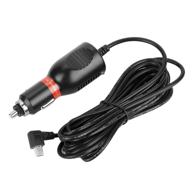 Cable de carga del navegador, 12-24 V, 11,5 pies, conducción de automóviles, línea de carga de automóviles, cable de carga de conducción, eficiencia maximizada