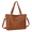 Brown, variant on Large Leather Laptop Tote HandBag for Women, Fits 15 Inch Computer, PU Leather Briefcase Crossbody Shoulder Purse with Padded Compartment for Work, School, Travel & Business