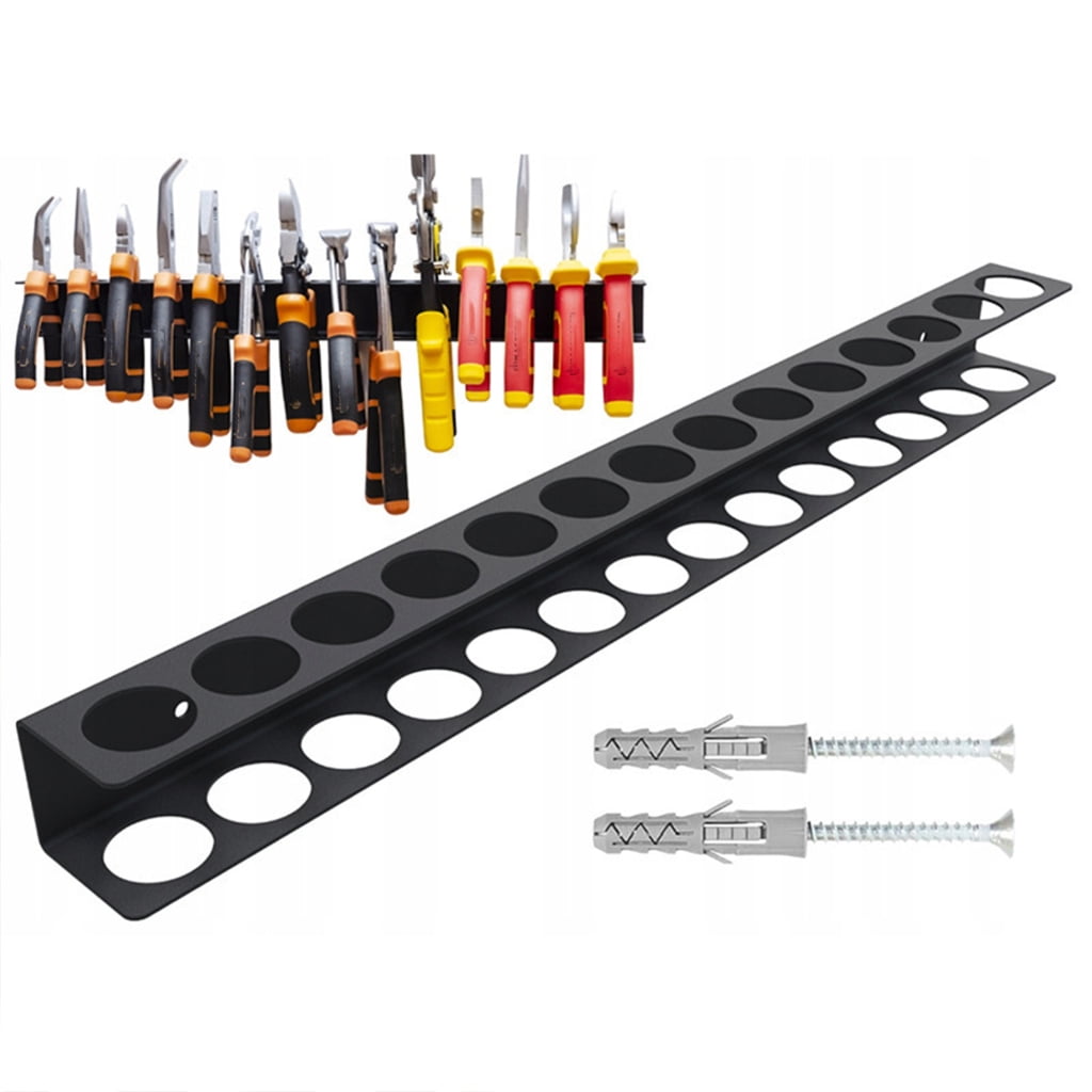Multipurpose Wall Tool Rack For Organizing Screwdrivers And Pliers,Workshop Storage Rack With Durability Coating