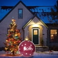 thumbnail image 3 of Vaidha Christmas Decoration Ball 60cm Outdoor Christmas Inflatable Decorated Ball Pvc Inflatable Christmas Ball Christmas Tree Decorations, 3 of 6