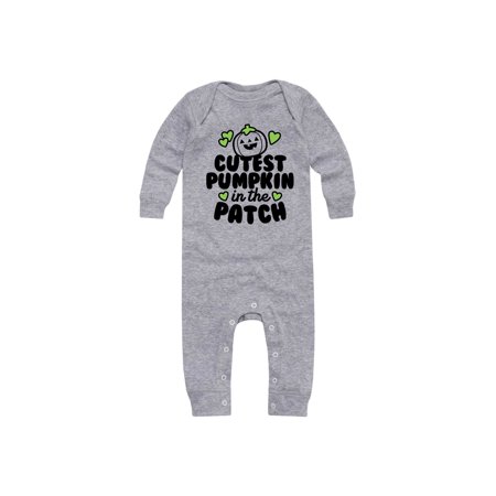 

Instant Message - Cutest Pumpkin In Patch - Infant Long Legged Bodysuit