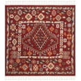 thumbnail image 2 of Safavieh Farmhouse Bloom Southwestern Area Rug, Red/Ivory, 6'3" x 6'3" Square, 2 of 11