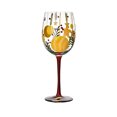 thumbnail image 2 of Colorful Painted Christmas Wine Glass 9in Festive Stemware Art Goblet with Gift Box for Holiday Party Table Decor, 2 of 6