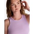 thumbnail image 4 of No Boundaries Ribbed High Neck Tank Top, Women's XXS-XXL, 4 of 5