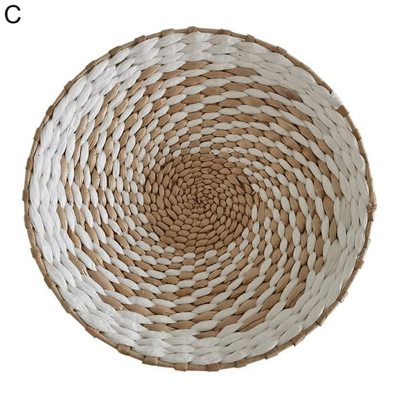 Visland Woven Wall Basket Decor - Woven Bowls Trays, Hanging Baskets Outdoor Indoor Bowls For Home Table Wall Art. Rustic Woven But Durable Structured Boho Decorations