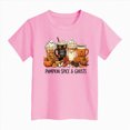 thumbnail image 4 of KPOPLK Big Girls Halloween T-Shirt Fall Cute Cartoon Ghost Short Sleeve Shirt Kids Girl Crewneck Top Size 9-10 Years,Pink, 4 of 4