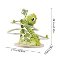 thumbnail image 2 of Dinosaur Climbing Slide Music Toy Interactive Track Game Roller Stair Climber Educational for Kids, 2 of 3