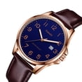 thumbnail image 7 of Watch for Men Minimalist Ultra Thin Wrist Watch Waterproof Quartz Analog Watch with Leather Strap -Gift for Men, 7 of 7