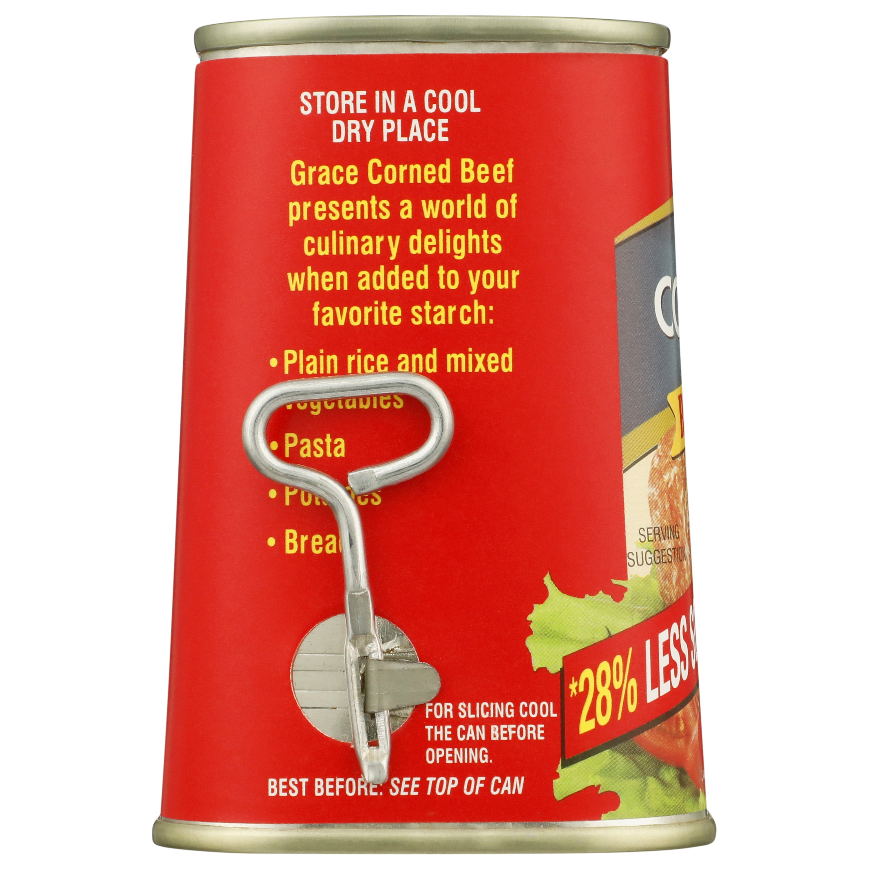 (2 pack) Grace Corn Beef, Reduced Sodium, 12 oz Can