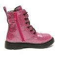 thumbnail image 4 of Boy Girls Ankle Boots Lace up Combat Boots Pink Size 11.5 Little Kid, 4 of 7