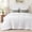 White, variant on U by Bedsure White Quilted Comforters Duvet Insert Queen Size, All Season Down Alternative, Soft Bedding, Machine Washable with 8 Corner Tabs ,88x88 inch