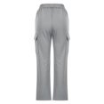 thumbnail image 6 of Lenpel Cargo Sweatpants for Women Casual High Waisted Straight Leg Athletic Trousers Loose Lounge Workout Pants, 6 of 7