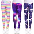 thumbnail image 2 of Leggings para niñas para ropa de viaje al aire libre, pantalones para niñas, ropa informal para estudiantes, impresión elegante y personalizable por computadora para 4-13 años Tan Jianjun  unisex, 2 of 2