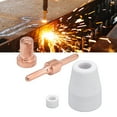 thumbnail image 3 of 65Pcs Plasma Cutting Consumables Ceramic Copper Plasma Cutter Tips Kit for Stahlwerk CT312 CUT50, 3 of 7