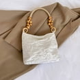 thumbnail image 5 of ibiyuan Canvas Tote Bag Women Buckle Strap Pattern Print Canvas Shoulder Bag Large Capacity Practical Daily Shopping Travel Purse, 5 of 9