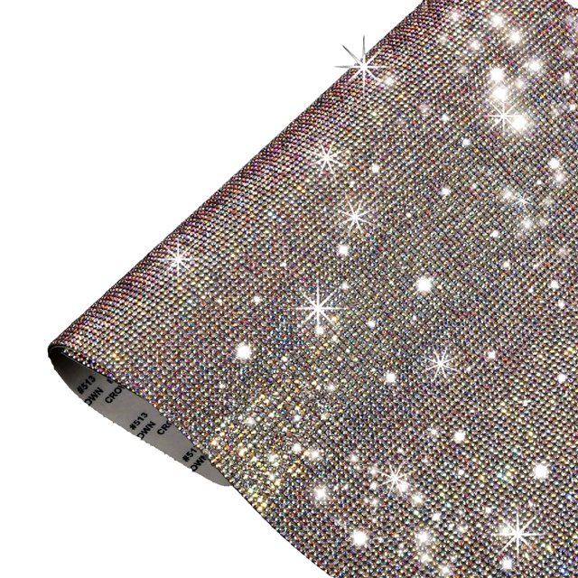 Riwesomey Cinta de diamantes de imitación con pegatina de buena artesanía, Kit de embalaje de regalo, decoraciones de coche para teléfono Type3 NO3