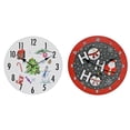 thumbnail image 1 of Horloge Murale - Noël, Hoho - Lot De 2, 1 of 5