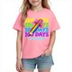 thumbnail image 1 of Camiseta de Manga Corta Linda para Niños Unisex Gráfica Tee de la Escuela de la Temporada, Camisetas de Manga Corta para Niñas, 1 of 9