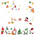 thumbnail image 2 of Pegatinas navideñas para ventana, pegatinas para ventana de Papá Noel, película de vidrio, pegatina de vidrio para ventana navideña, 2 of 4