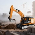 thumbnail image 5 of RC Excavator for Kids & Adults,1/64 Scale Metal Mini Remote Control Excavator with APP Bluetooth Control,Programmable Construction Toy,USB Rechargeable,Lights & Sound, 5 of 8