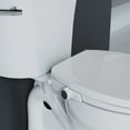thumbnail image 4 of Mainstays Round Non-Electric Bidet Toilet Seat with Dual Self-Cleaning Nozzles, Daisy White, 4 of 9