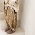 thumbnail image 2 of 1-6Y Spring Children's Casual Pants Simple Loose Boys Small Check Trousers Korean Style Girls' Cotton Haren Pants, 2 of 6