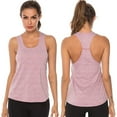thumbnail image 2 of casual tops for women sleeveless sport fitness tank undershirt yoga t-shirt quick dry vest t shirts basic tee tops, 2 of 6