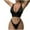 Black, variant on Efsteb Women's Bikini Sets Strap V Neck Split Swimsuit Solid Color Summer Two Piece Bathing Suit Swimwear (Beige,L)